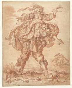 تأخذ أرجل قوية لتحمل الرفاهية "إنها تتطلب سيقان قوية لتحمل الرفاهية" بواسطة Adriaen Pietersz van de Venne