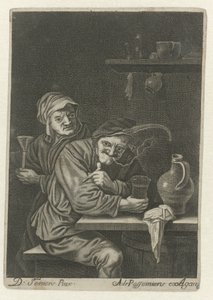 تدخين فلاح في نزل بواسطة Adriaen Possemiers