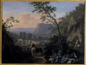المناظر الطبيعية الجنوبية مع رايدر ، 1654