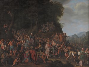 دخول المسيح إلى أورشليم بواسطة Adriaen van Nieulandt
