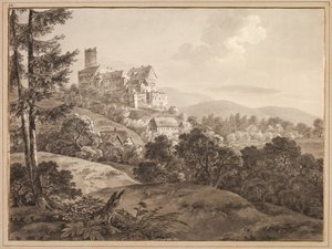 منظر لقلعة Gnandstein