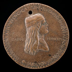 فرديناند الثاني من أراغون ، توفي عام 1496 ، أمير كابوا وملك نابولي عام 1495 [obv] ، 1494 أو قبل ذلك.