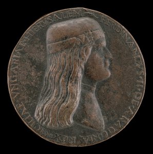 فرديناند الثاني ملك أراغون ، توفي عام 1496 ، أمير كابوا وملك نابولي 1495 [الوجه] ، 14951496.