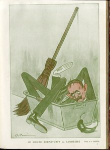 رسم توضيحي لـ A Barrere (1874-1931) في "" Fantasio "" بواسطة أدريان باريري