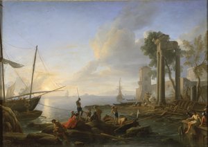 مارينا عند الغروب ، 1726
