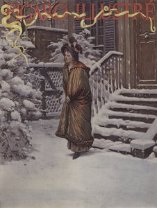 العرض الأول Neige (First Snow). غلاف لو فيجارو إيلوستري ، يناير 1894