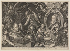 سبرانجر وزوجته بواسطة Aegidius Sadeler II
