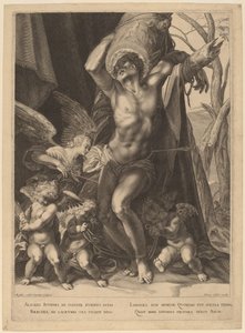 استشهاد القديس سيباستيان بواسطة Aegidius Sadeler II