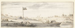 حفر Mallegat خارج Dordrecht ، 1648 بواسطة إيلبرت كويب (منسوب إلى)