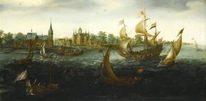 Eendracht قبل IJsselmonde ، 1618 بواسطة Aert Anthonisz