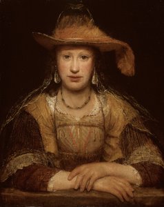 صورة لامرأة شابة ، حوالي عام 1690 (زيت على قماش)