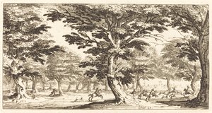 المناظر الطبيعيه بواسطة After Jacques Callot