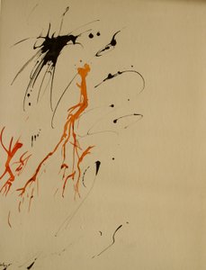Untitled 17، 2016 (حبر و أكريليك على ورق) بواسطة أغنيس جيراردون