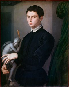 صورة نحات. لوحة أنجيلو برونزينو (1503-1572) بواسطة أغنولو برونزينو