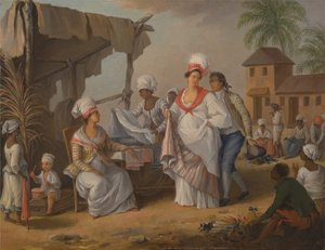 يوم السوق ، روسو ، دومينيكا ، حوالي 1780. بواسطة أغوستينو برونياس