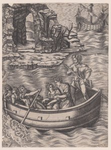 النباح ، كاليفورنيا. 1514-36. بواسطة أغوستينو فينيزيانو