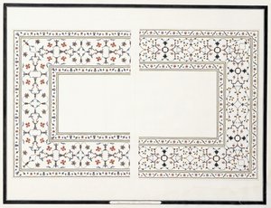 عينات من الفسيفساء ، من قبر الإمبراطور ، ج. 1815 بواسطة مدرسة اجرا