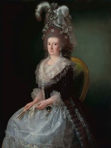 صورة شخصية لماريا خوسيفا بيسكاتوري، ماركيزا دي سان أندريس (1757-1807)، زوجة بيدرو لوبيز دي ليرينا. بواسطة Agustín Esteve