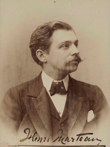 صورة لعازف الكمان والملحن هنري مارتو 1874-1934 ، 1898.