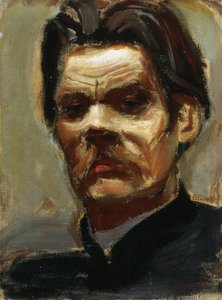 صورة للمؤلف مكسيم غوركي 1868-1939 ، 1906 بواسطة أكسيلي جالن كاليلا