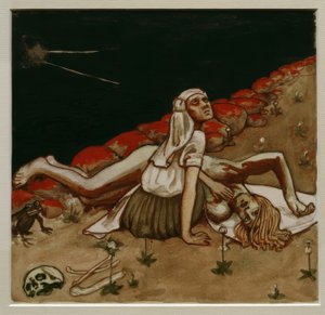 A.Gallen-Kallela ، Lemminkäinens Mutter بواسطة أكسيلي فالديمار جالن كاليلا