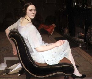 مارغريت حوالي عام 1927 (زيت على قماش) بواسطة آلان بيتون