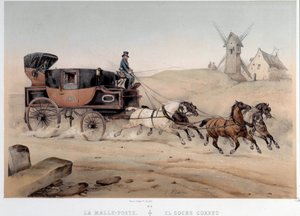 صندوق الأمتعة الذي يستحق مدينة سانت إتيان للطباعة الحجرية بواسطة ألبرت آدم (1833-؟) في القرن التاسع عشر ، باريس ، متحف كارنافالي بواسطة ألبرت آدم
