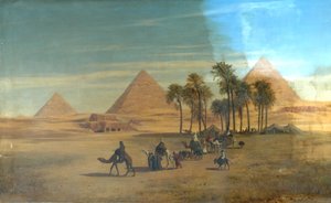 أهرامات الجيزة ، مصر بواسطة ألبرت أوغست زيمرمان
