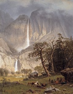 تشو لوك ، سقوط يوسمايت ، 1864 بواسطة ألبرت بيرشتات
