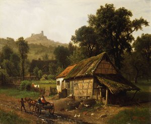 في التلال ، 1861 بواسطة ألبرت بيرشتات