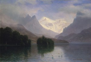 مشهد الجبل ، 1880-1890. بواسطة ألبرت بيرشتات