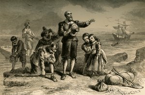 هبوط الحجاج 1877. بواسطة ألبرت بوبيت