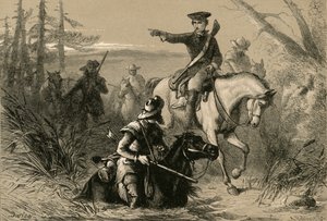 الرائد واشنطن في مهمته إلى القائد الفرنسي 1877. بواسطة ألبرت بوبيت