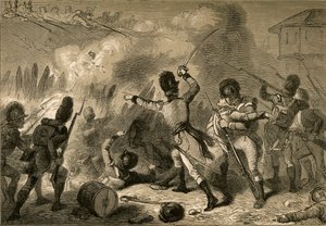 صد البريطانيون في فورت ستيفنسون ، 1878. بواسطة ألبرت بوبيت