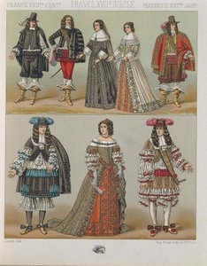 "Le Costume Historique" (تاريخ الأزياء الكامل) من تأليف Auguste Racinet ، المجلد الخامس بواسطة ألبرت تشارلز أوغست راسينت