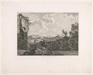 حمامات كركلا Terme di Caracalla (العنوان على الكائن) كتيبات محفورة بشكل رائع من إيطاليا (عنوان السلسلة) بواسطة وفاة ألبرت كريستوف