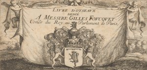 صفحة العنوان: Livre d'Oyseaux Book of Birds ، 1655-1660.