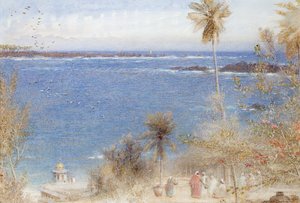 جزيرة سيلون ، 1905 (مرحاض على ورق) بواسطة ألبرت جودوين