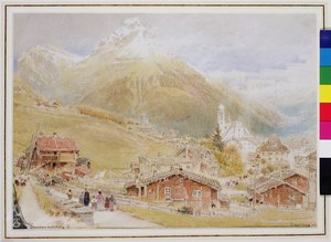 إنجلبيرج ، صباح الأحد ، 1909-11 (قلم وحبر ، مرحاض) بواسطة ألبرت جودوين
