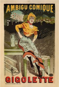 Ambigu Comique ، Gigolette ، 1896 بواسطة ألبرت غيوم