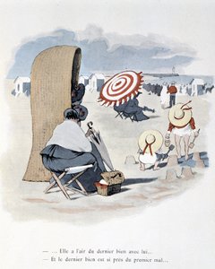 Beach scene in “Etoile de mer”. A. Guillaume. Editions Simonis Empis, Paris بواسطة ألبرت غيوم