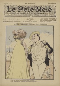 العكس صحيح. رسم توضيحي لـ Le Pele-Mele ، 1900