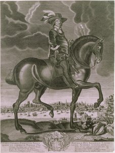صورة الفروسية لأوليفر كرومويل (1599-1658) ج .1655