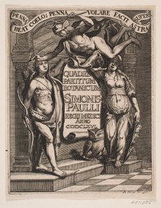 Titelblad til Simon Paulli ، "Quadripartitum Botanicum" ، 1667