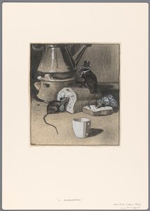 تصميم لرسوم كاريكاتورية سياسية: The Greedy Rodents. إلى شطيرة العمال بواسطة ألبرت هان (الثاني)