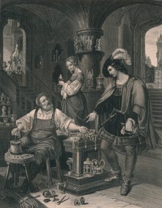 ابنة جولدسميث ، c1850 بواسطة ألبرت هنري باين