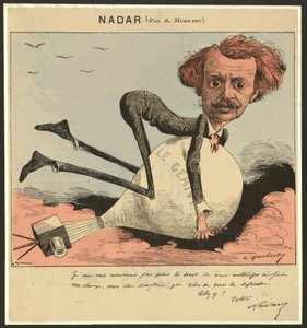 Nadar, pub. 1863 (coloured litho) بواسطة ألبرت هامبرت