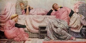 القراءة بصوت عال ، 1884 ، 1936. بواسطة البرت جوزيف مور