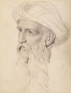 دراسة لرأس إيليا ، 1860-1861 بواسطة البرت جوزيف مور