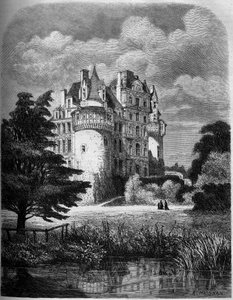 Chateau de la Loire: منظر خارجي لشاتو دي بريساك (عمارة عصر النهضة بواسطة ألبرت بيير رينيه مينيان
